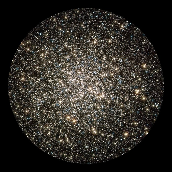 The Hercules Cluster (M13), a dense globular cluster of hundreds of thousands of stars