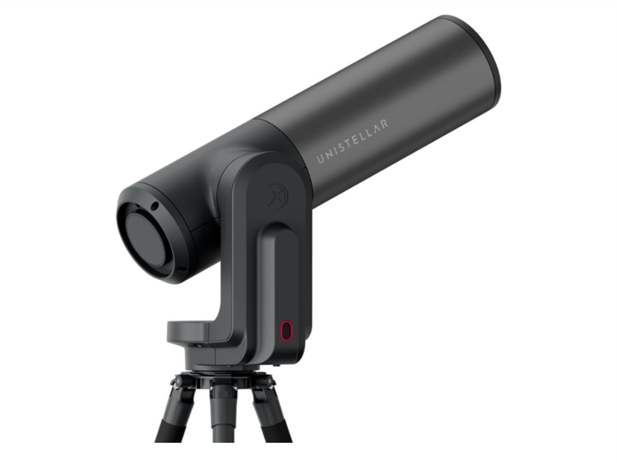 The Unistellar eQuinox 2 smart telescope on its tripod